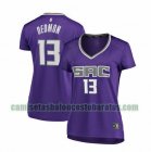 Camiseta Dewayne Dedmon 13 Sacramento Kings icon edition Púrpura Mujer