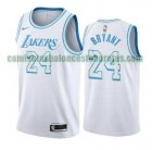 Camiseta Kobe Bryant 24 Los Angeles Lakers 2020-21 City Edition Swingman blanco Hombre