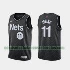 Camiseta Kyrie Irving 11 Brooklyn Nets 2020-21 Earned Edition negro Hombre