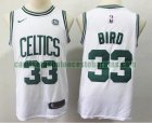 Camiseta Larry Bird 33 Boston Celtics Baloncesto blanco Hombre