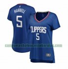Camiseta Montrezl Harrell 5 Los Angeles Clippers icon edition Azul Mujer