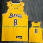 Camiseta NBA BRYANT 8 Los Angeles Lakers 21-22 75 aniversario Amarillo Hombre