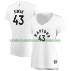 Camiseta Pascal Siakam 43 Toronto Raptors association edition Blanco Mujer