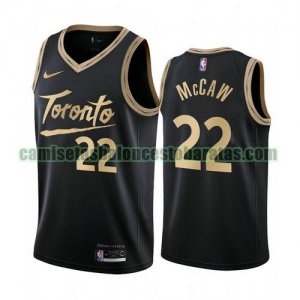Camiseta Patrick McCaw 22 Toronto Raptors 2020-21 City Edition Negro Hombre
