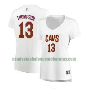 Camiseta Tristan Thompson 13 Cleveland Cavaliers association edition Blanco Mujer