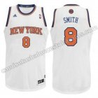 camiseta jr smith #8 new york knicks revolucion 30 blanca