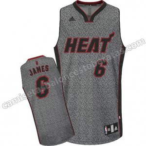 camiseta baloncesto LeBron James #6 miami heat moda static