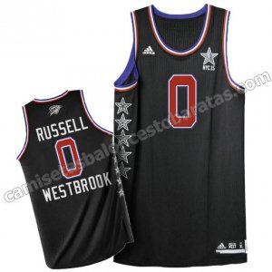 camiseta baloncesto russell westbrook #0 nba all star 2015 negro