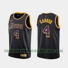 Camiseta Alex Caruso 4 Los Angeles Lakers 2020-21 Earned Edition negro Hombre