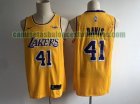 Camiseta Anthony Davis 41 Los Angeles Lakers Amarillo dorado Hombre