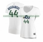 Camiseta Bojan Bogdanovic 44 Utah Jazz icon edition Blanco Mujer