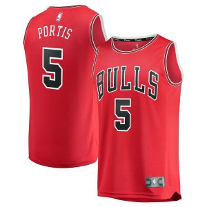 Camiseta Bobby Portis 5 Chicago Bulls 2019 Rojo Hombre