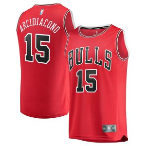 Camiseta Ryan Arcidiacono 15 Chicago Bulls 2019 Rojo Hombre