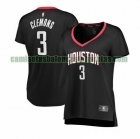 Camiseta Chris Clemons 3 Houston Rockets statement edition Negro Mujer