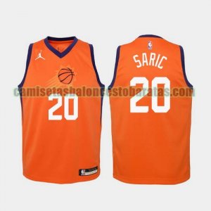 Camiseta Dario Saric 20 Phoenix Suns 2020-21 Statement naranja Hombre