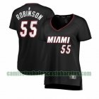 Camiseta Duncan Robinson 55 Miami Heat icon edition Negro Mujer