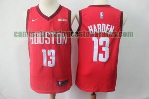 Camiseta James Harden 13 Houston Rockets Earned Edition rojo Hombre