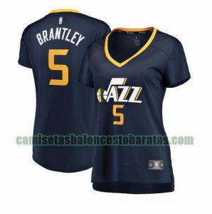 Camiseta Jarrell Brantley 5 Utah Jazz icon edition Armada Mujer