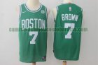 Camiseta Jaylen Brown 7 Boston Celtics Baloncesto Verde Hombre
