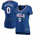 Camiseta Josh Richardson 0 Philadelphia 76ers icon edition Azul Mujer