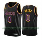 Camiseta Kyle Kuzma 0 Los Angeles Lakers 2020-21 Earned Edition Swingman negro Hombre