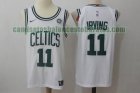 Camiseta Kyrie Irving 11 Boston Celtics Baloncesto blanco Hombre