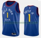 Camiseta Michael Porter Jr. 1 Denver Nuggets 2020-21 Statement Edition Swingman azul Hombre