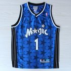 Camiseta NBA Tracy McGrady 1 Orlando Magic Rev30 Azul
