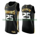 Camiseta P.J. Washington 25 Charlotte Hornets 2020-21 Golden Edition Swingman negro Hombre