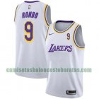 Camiseta Rajon Rondo 9 Los Angeles Lakers 2020-21 City Edition Blanco Hombre