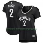Camiseta Taurean Prince 2 Brooklyn Nets icon edition Negro Mujer