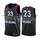 Camiseta Terrance Ferguson 23 Philadelphia 76ers 2020-21 City Edition Negro Hombre