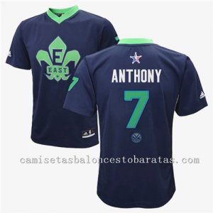 Camisetas Carmelo Anthony 7 Nba All Star 2014 Azul