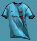 camiseta FC Barcelona tercera equipacion 2020 tailandia