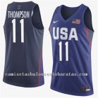 camiseta clay thompson 11 nba usa olympics 2016 azul