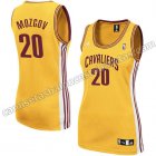 camiseta baloncesto mujer timofey mozgov #20 cleveland cavaliers amarillo