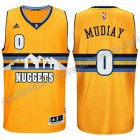 camiseta emmanuel mudlay #0 denver nuggets alterno amarillo