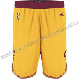 pantalones baloncesto nba cleveland cavaliers amarillo