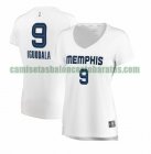 Camiseta Andre Iguodala 9 Memphis Grizzlies association edition Blanco Mujer