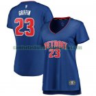 Camiseta Blake Griffin 23 Detroit Pistons icon edition Azul Mujer
