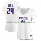 Camiseta Buddy Hield 24 Sacramento Kings association edition Blanco Mujer