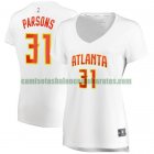 Camiseta Chandler Parsons 31 Atlanta Hawks association edition Blanco Mujer