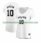 Camiseta DeMar DeRozan 10 San Antonio Spurs association edition Blanco Mujer