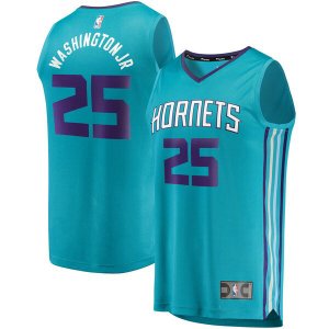 Camiseta PJ Washington 25 Charlotte Hornets 2019 Azul Hombre
