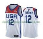 Camiseta Diana Taurasi 12 USA 2020 USA Olimpicos 2020 blanco Hombre