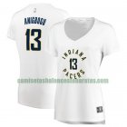 Camiseta Ike Anigbogu 13 Indiana Pacers association edition Blanco Mujer