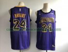 Camiseta Kobe Bryant 24 Los Angeles Lakers 2019 Baloncesto Púrpura Hombre
