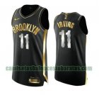 Camiseta Kyrie Irving 11 Brooklyn Net 2020-21 Golden Edition Swingman negro Hombre