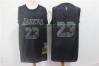 Camiseta LeBron James 23 MVP Los Angeles Lakers Negro Hombre