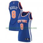 Camiseta Michael Beasley 8 New York Knicks Réplica Azul Mujer